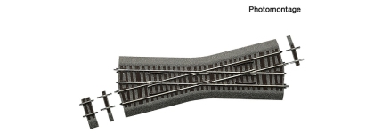 Roco 42596 - H0 - Kreuzung, 15,° 230 mm